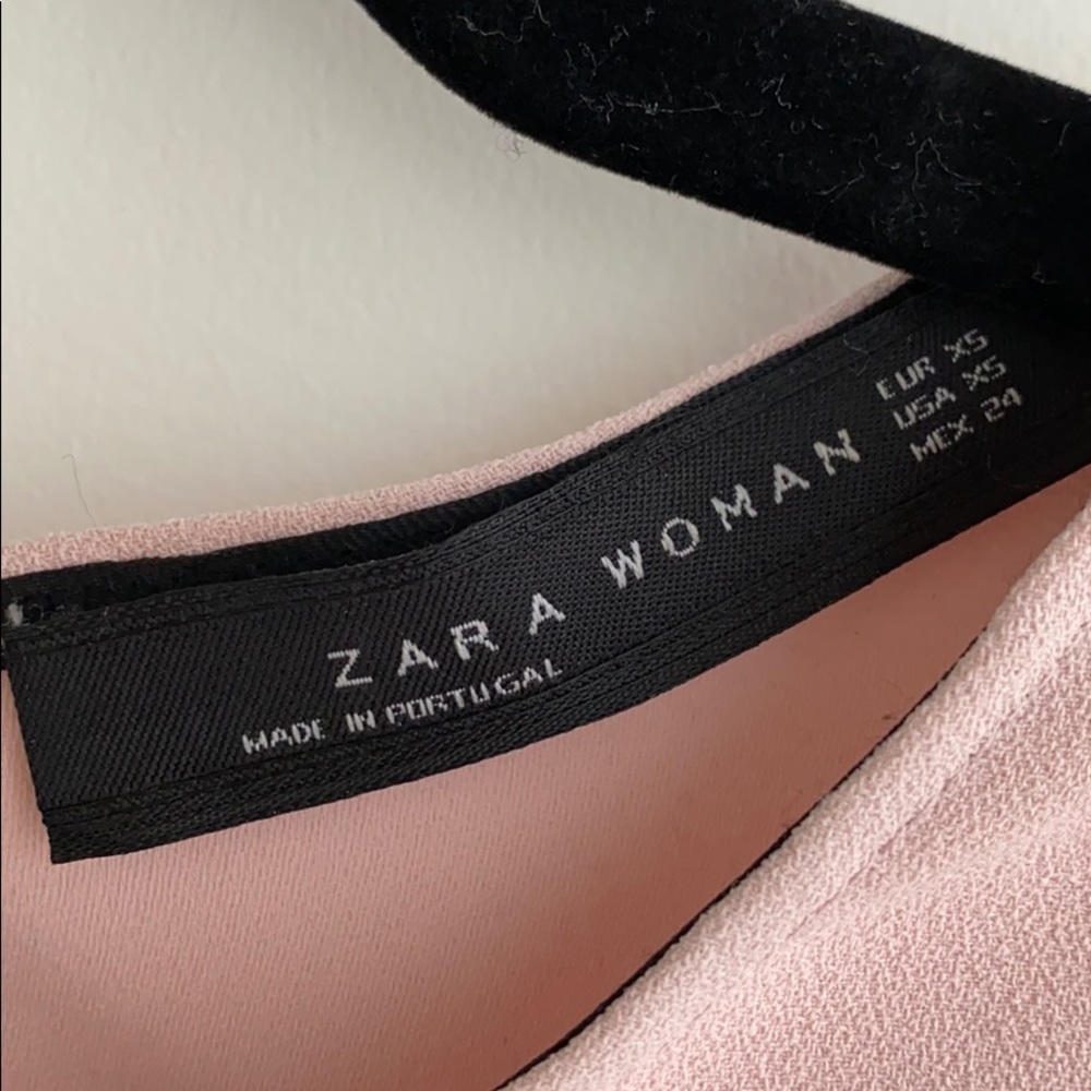 Zara Ruffled Sleeve Top, XS - Picture 2 of 4